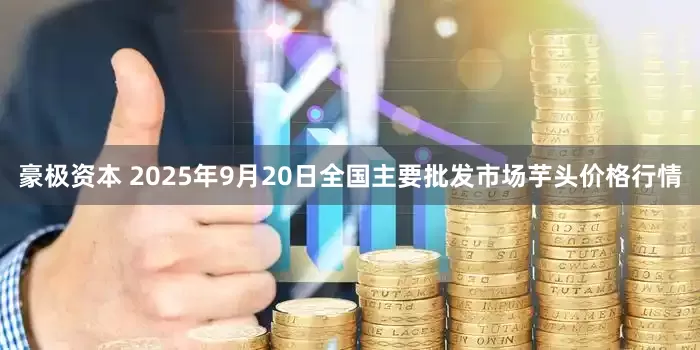 豪极资本 2025年9月20日全国主要批发市场芋头价格行情